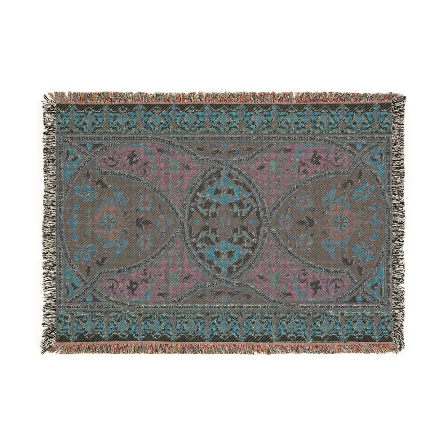 Zahra Blanket  - Arabesque Woven Throw - Arabesque Collection.